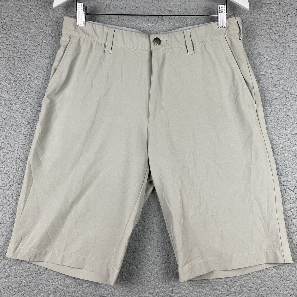 Adidas Ultimate Shorts Men's Size 32 Golf Beige Light Gray Performance Neutral